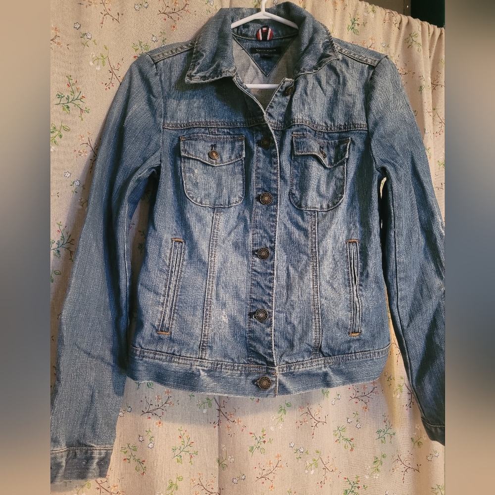 Tommy Hilfiger Distressed Jean Jacket